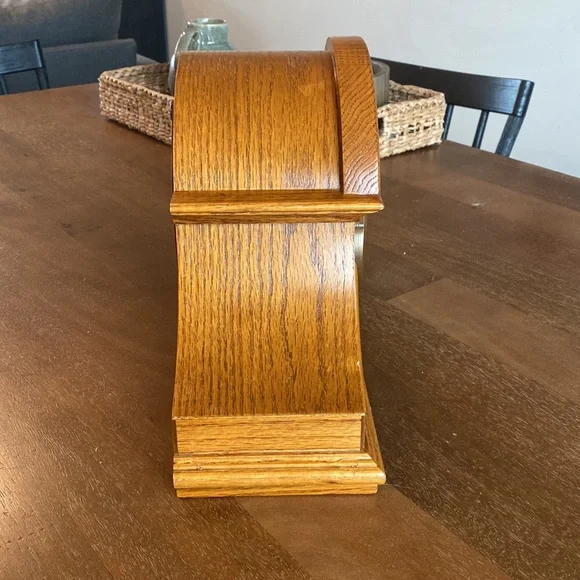 Howard Miller Wooden Mantel Clock - Brown